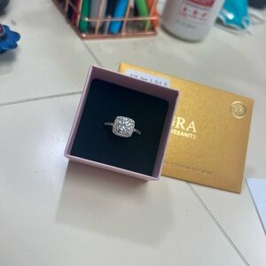 2 ct Silver Moissanite Ring